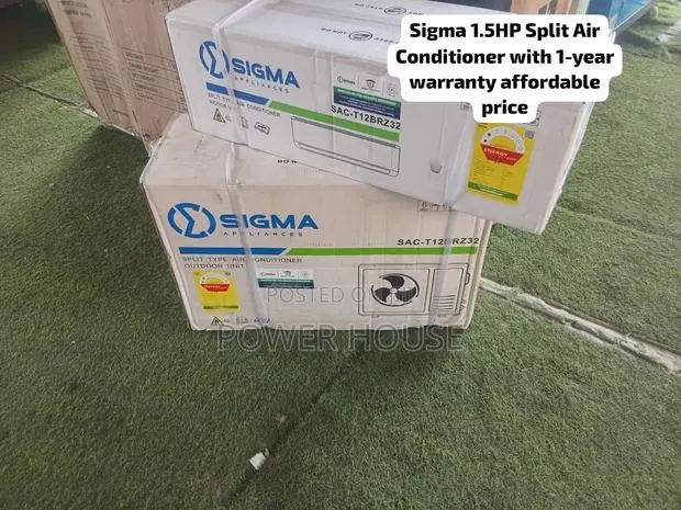 "Stay Cool and Comfortable With Sigma 1.5HP Split AC – Top Quality AC · Photo 1