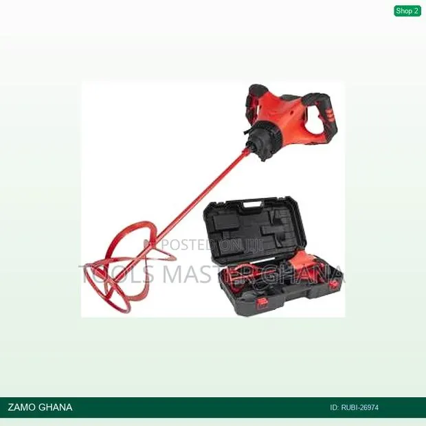 Rubimix-9-Supertorque Mortar Mixer + Case - Rubi-26974 · Photo 1