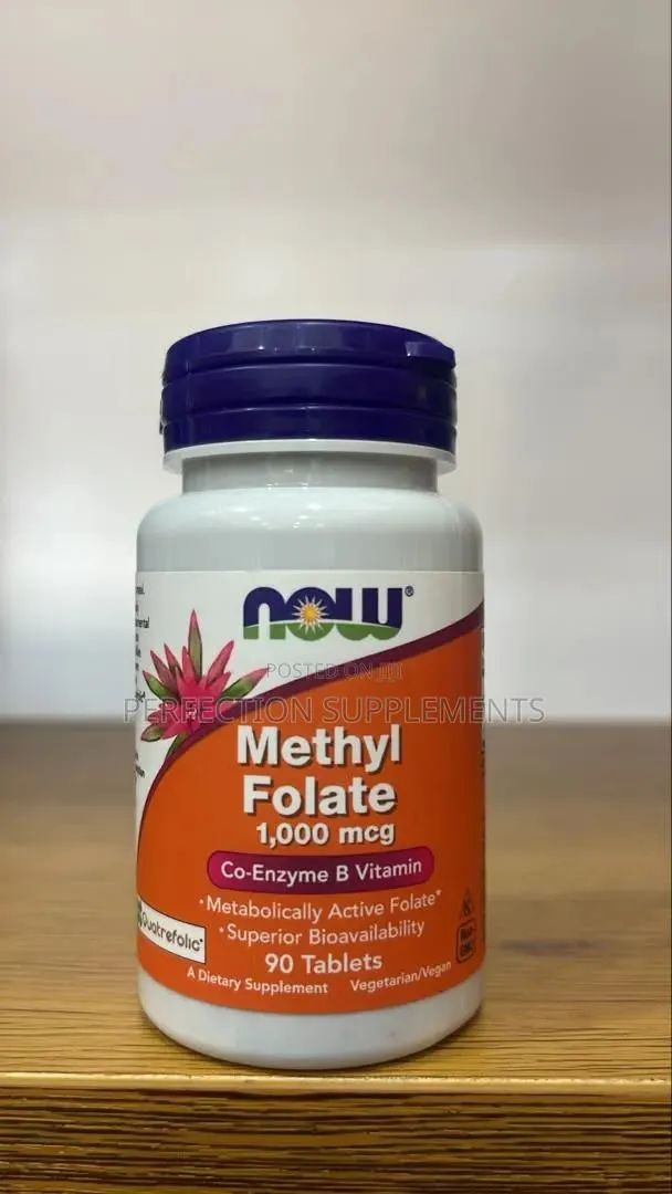 NOW Methyl Folate 1,000 MCG Tablets
Co-Enzyme B Vitamin · Photo 1