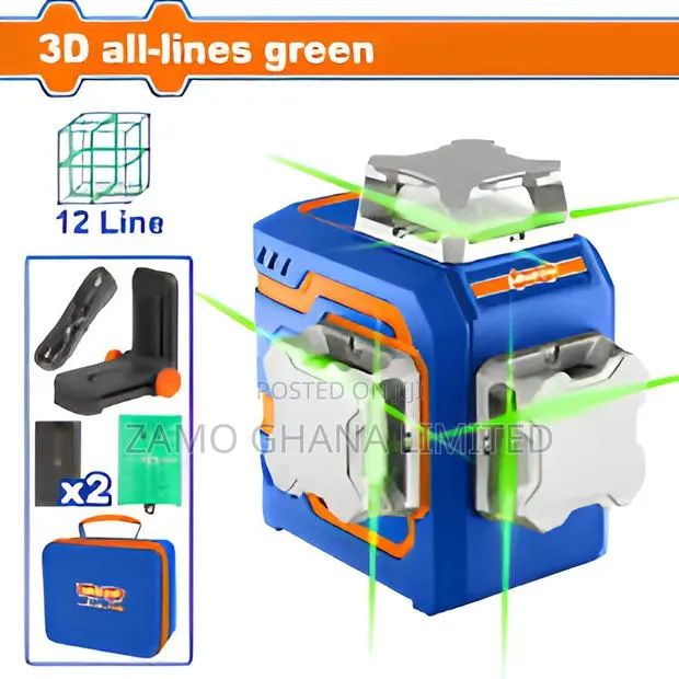 3d Green Beam Self-Leveling Laser Level - Wle2m12 · Photo 1