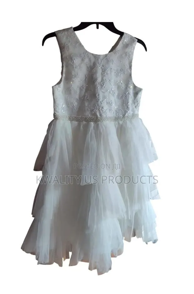 Bonnie Jean Girls Floral Beaded Lace Dress - W5 and 16 Years · Photo 1