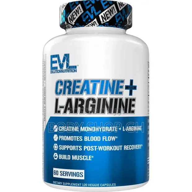 Evlution Creatine Monohydrate + L-Arginine - Massive Muscle Builder · Photo 1