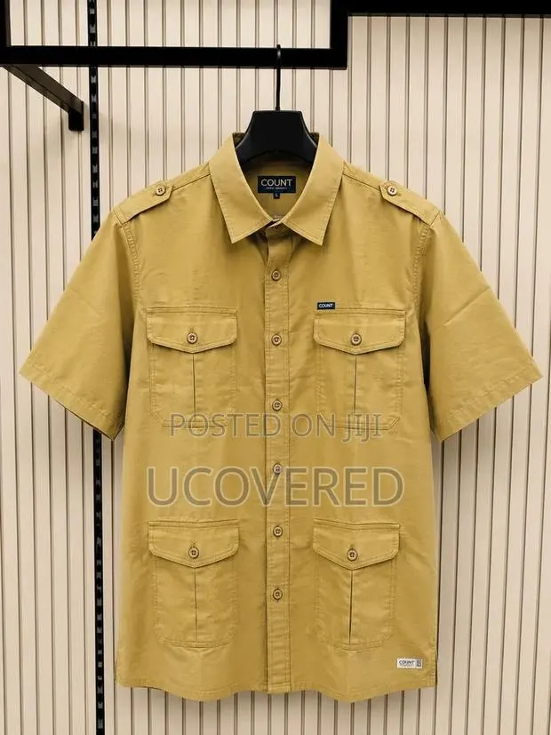 Count Branded Men's Casual Short-Sleeve Shirts · Photo 1