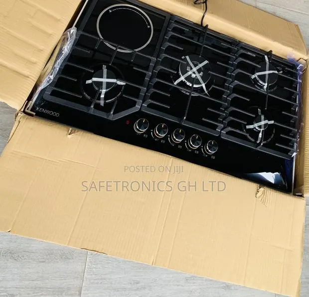 Authentic Sleek Kenwood 90cm 4+1 Black Inbuilt Hob · Photo 1