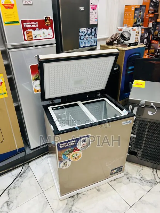 Unique Nasco Single Door Chest Freezer(Gold)150l · Photo 1