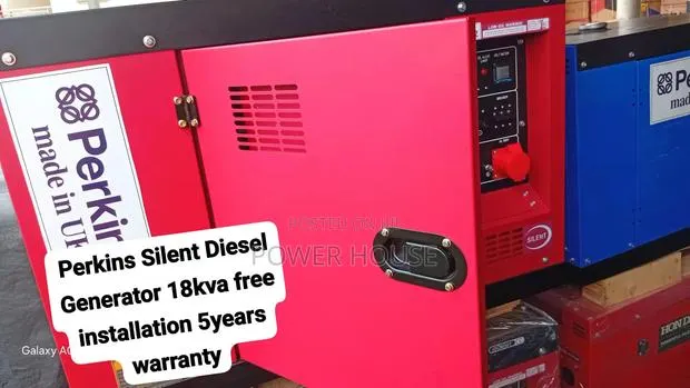 18kVA Diesel Heavy Duty Perkins 18kVA Silent Generator · Photo 1