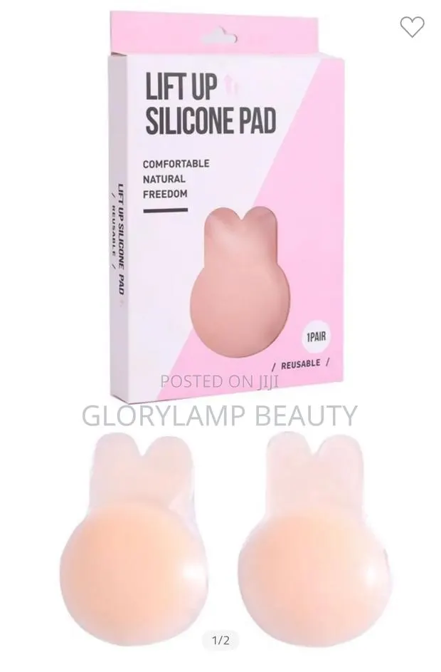 Lift Up Silicone Pad – Invisible Reusable Rabbit Ear Nipple Covers · Photo 1