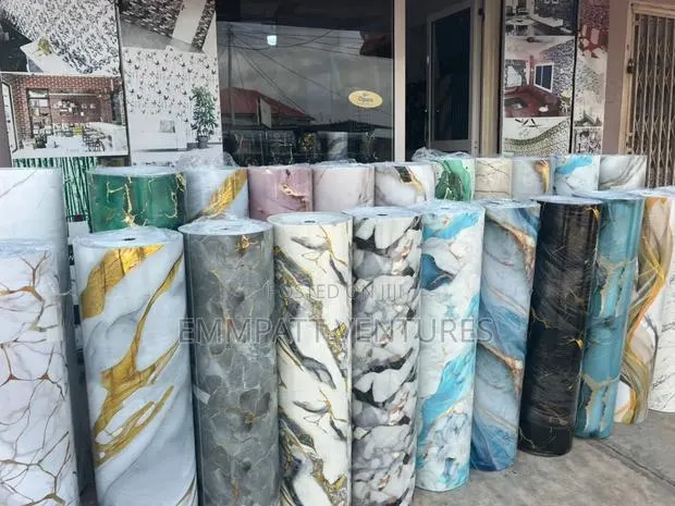 Adhesive Fire Waterproof Marble Sticker Sheets · Photo 1