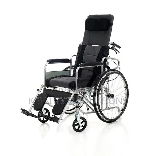 Foldable Reclining Adjustable Wheelchair With Commode · Photo 1