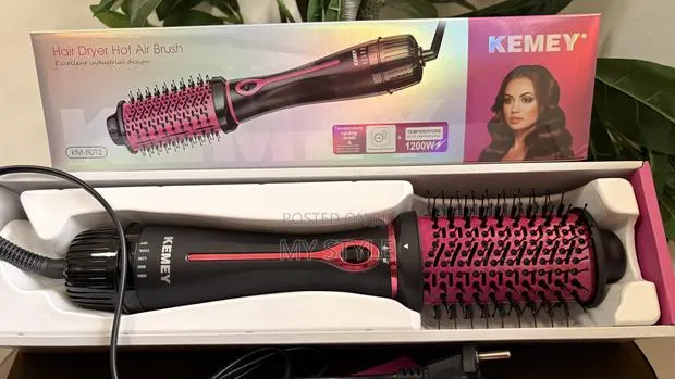 Kemei KM- 8012 Hair Dryer Hot Air Brush · Photo 1