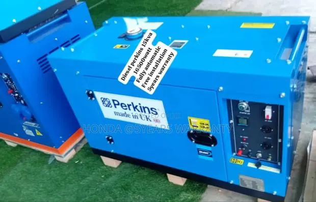 Standard and Tested Perkins 15kva 16500watt Diesel Generator · Photo 1