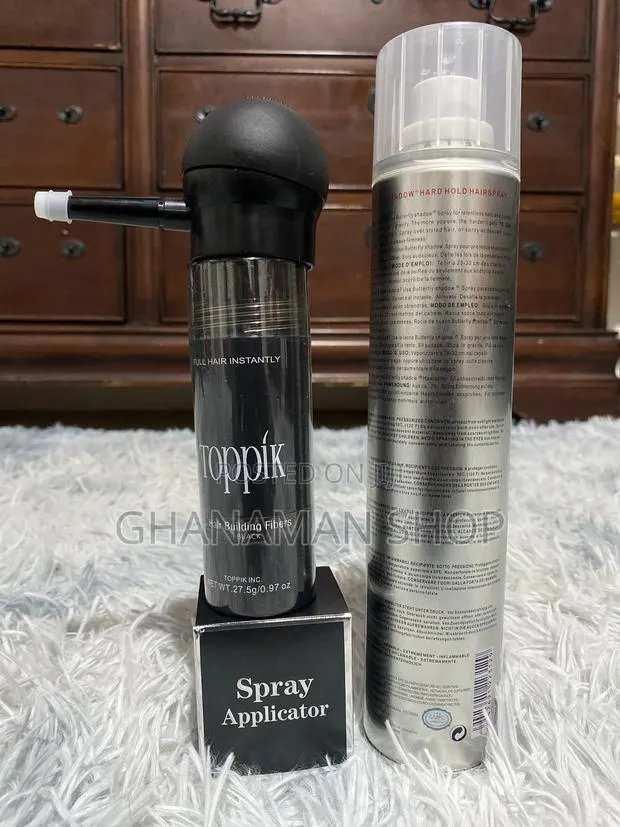Toppik Hair Fiber + Water Resistant Hold Spray + Spray Applicator · Photo 1
