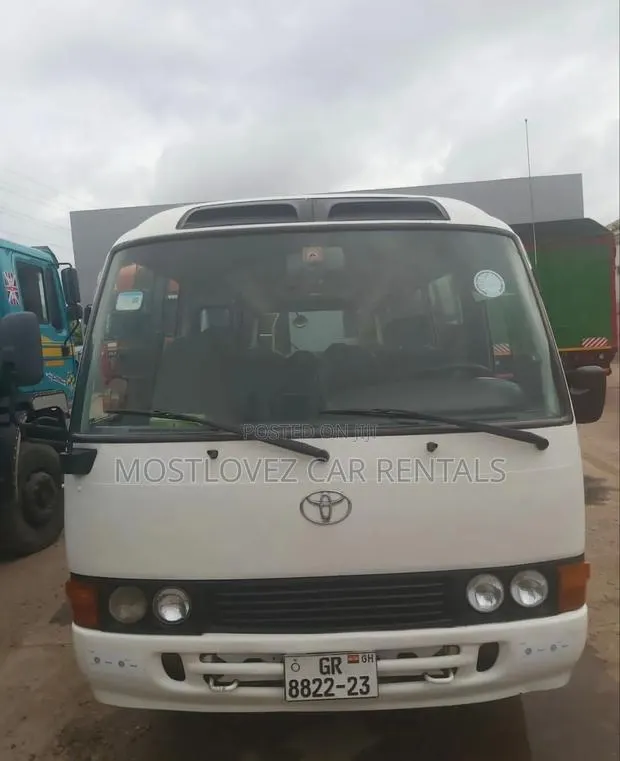 Car Rentals- Bus 30 for Rent in Ghana- Coaster Bus · Photo 1