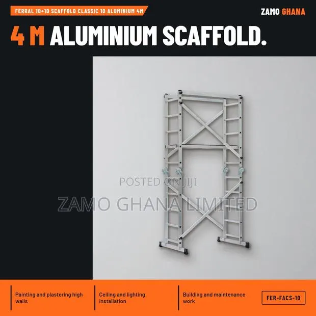 Ferral 10+10 Scaffold Classic 10 Aluminium 4M - FER-FACS-10 · Photo 1