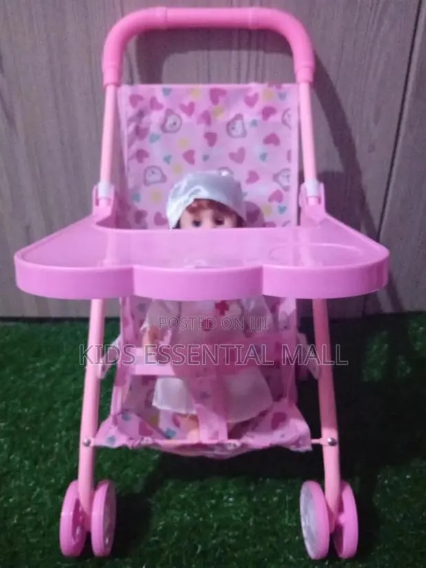 Metal Strolller and Baby Doll · Photo 1