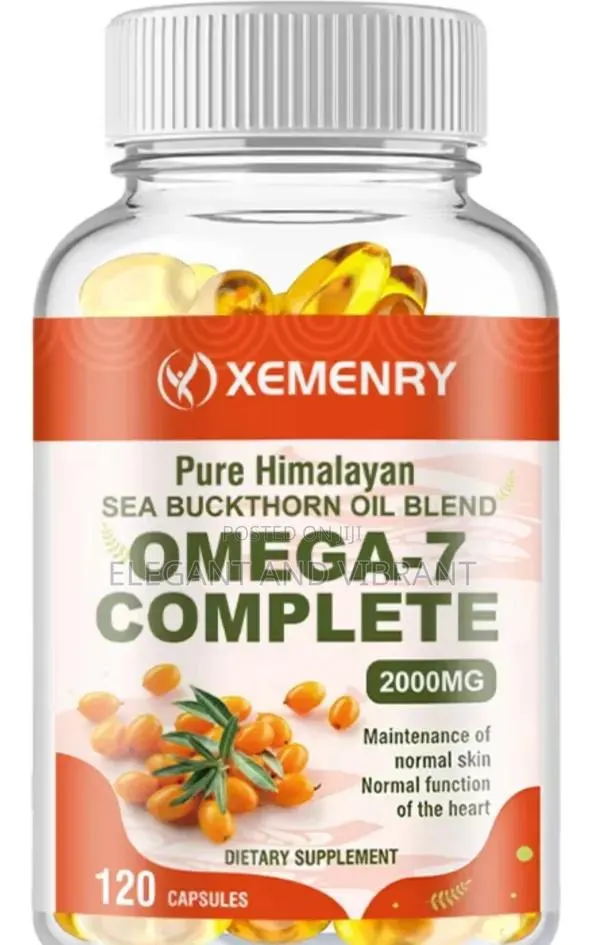 Omega-7 Complete Capsules - With Zinc and DHA -Heart Supp-Sea Buckton · Photo 1