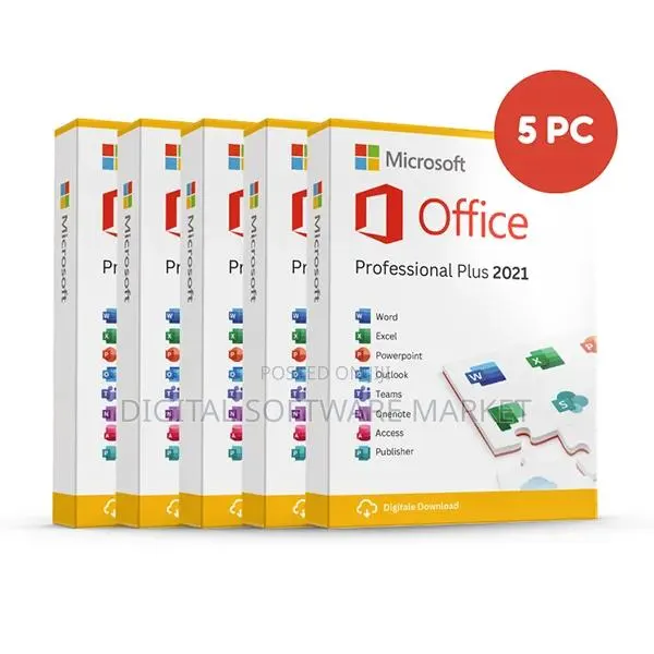 Microsoft Office 2021 Pro Plus (5 PC) (Lifetime License / Global) · Photo 1