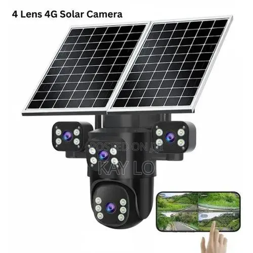 4 Lens Solar CCTV SIM Camera · Photo 1