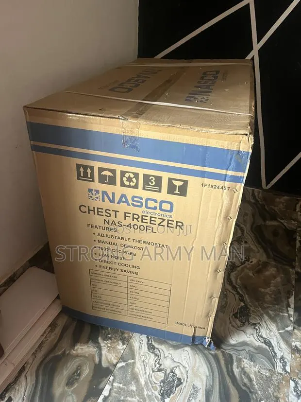 Nasco Brand New Chest Freezer Nas-400fl (288l) Gold Color · Photo 1