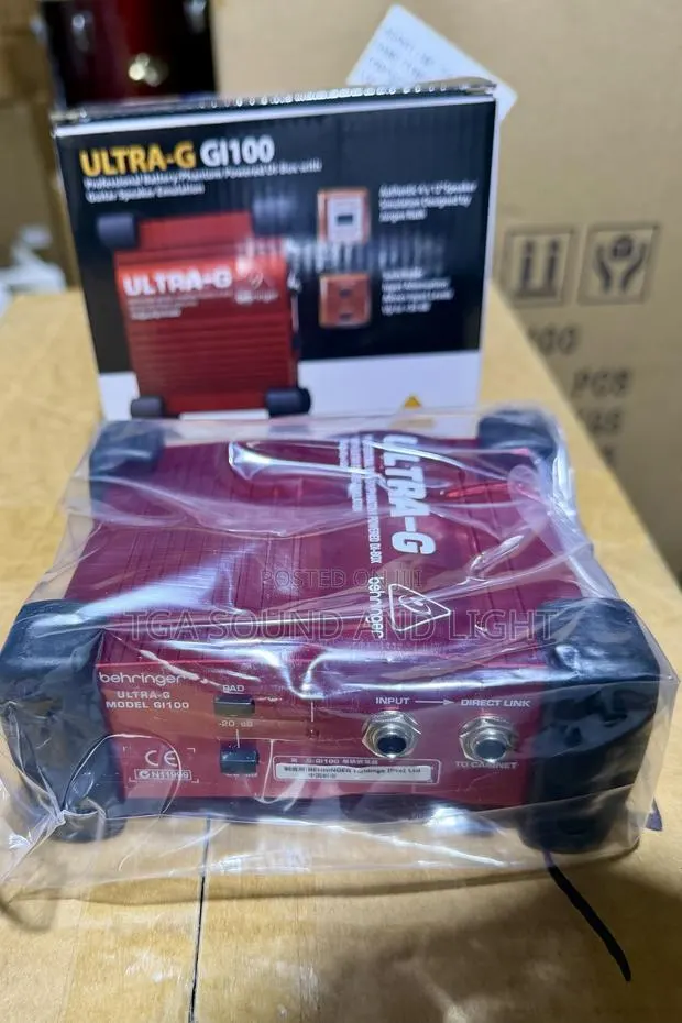 Behringer Ultra-g Gi100 1-channel Active Guitar Direct Box · Photo 1