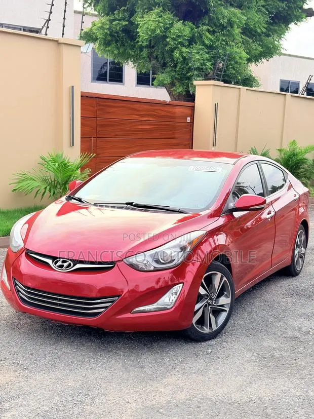 Hyundai Elantra Limited Sedan FWD (1.8L 4cyl 6A) 2016 Red · Photo 1