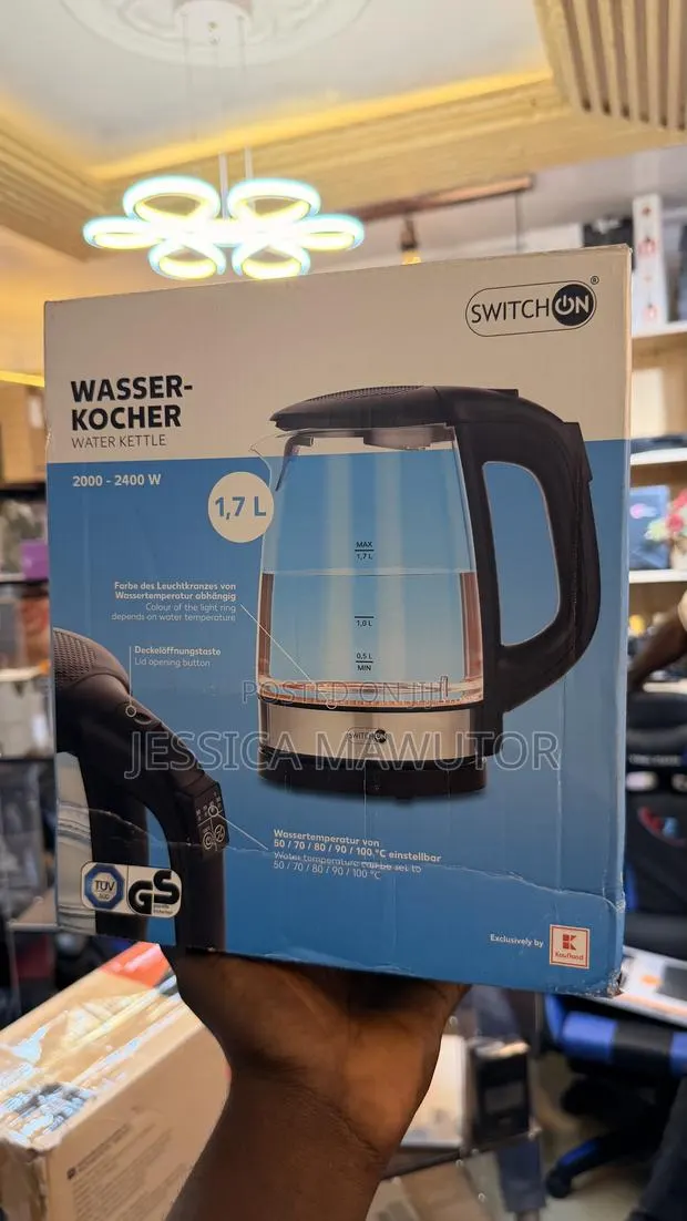 Switch on Digital Glass Water Kettle · Photo 1