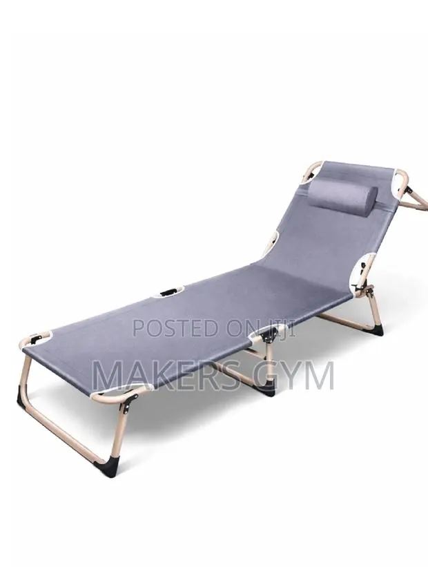 Camping Bed (Foldable) Grey · Photo 1
