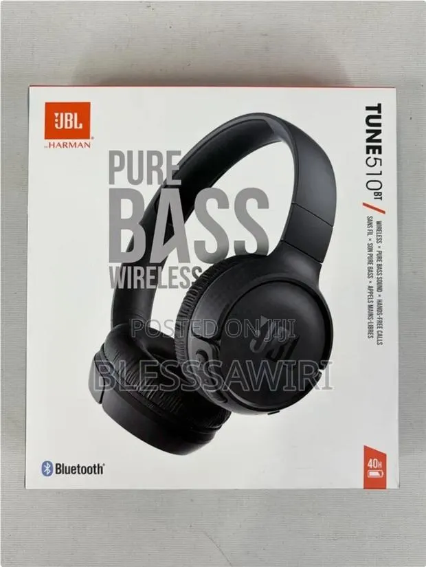 Original USA JBL Tune 510BT Wireless Bluetooth Headphones Pure Bass
