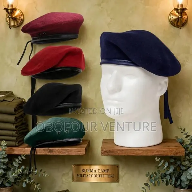 Unisex BERETS — 5 COLOURS IN STOCK Maroon / Red, Black QUALITY