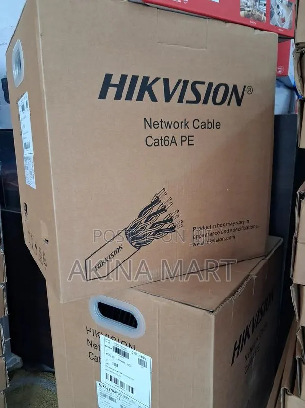 Pure Copper Hikvision Cat6 Cable · Photo 1