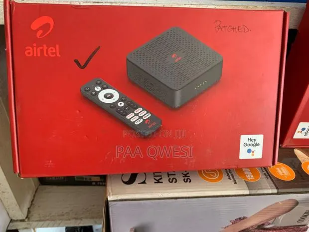 Airtel Android Tv Box With Voice Remote – Smart Tv Streaming Device · Photo 1
