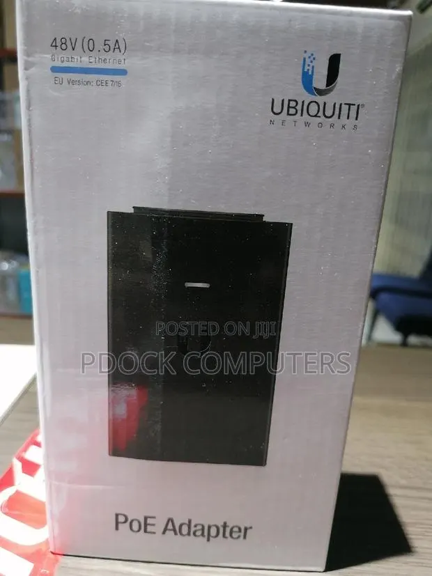 48V GIGABIT Poe Adapter Ubiquiti Original (POE-48-24W-G) · Photo 1