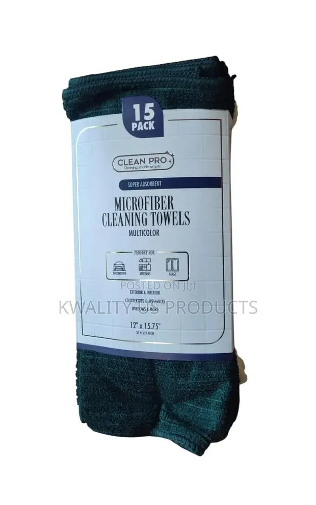 Clean Pro Microfibre Cleaning Towels - 15 Pack. · Photo 1