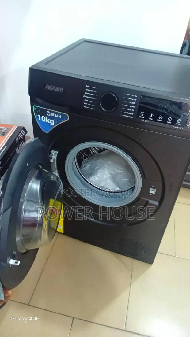 Smart, Fast Efficient–Asano 10kg Washing Machine Available Now 10kg · Photo 1