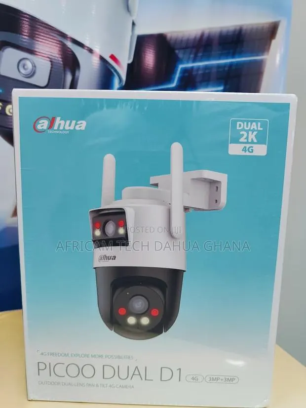 Dahua 4G 3+3MP Outdoor Wi-Fi Dual-Lens Pan Tilt Camera · Photo 1