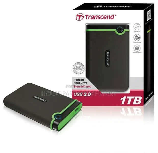 Transcend 1tb Storejet M3 Military External Hard Drive · Photo 1