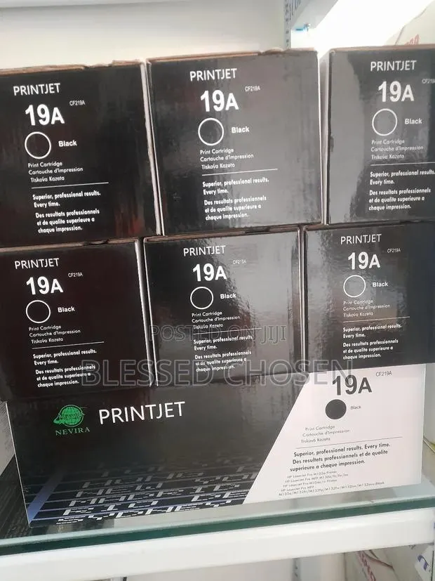 Printjet 19a Black Toner Cartridges Display. · Photo 1