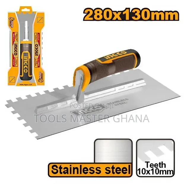 Plastering Trowel With Teeth - Hptt28138 · Photo 1