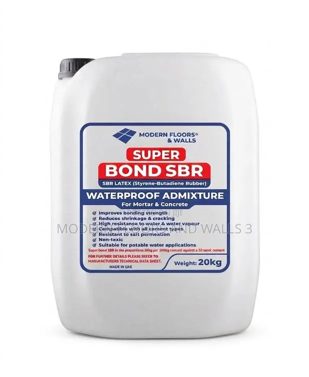 20l Super Bond SBR Latex Waterproof Admixture - Mortar and Concrete · Photo 1