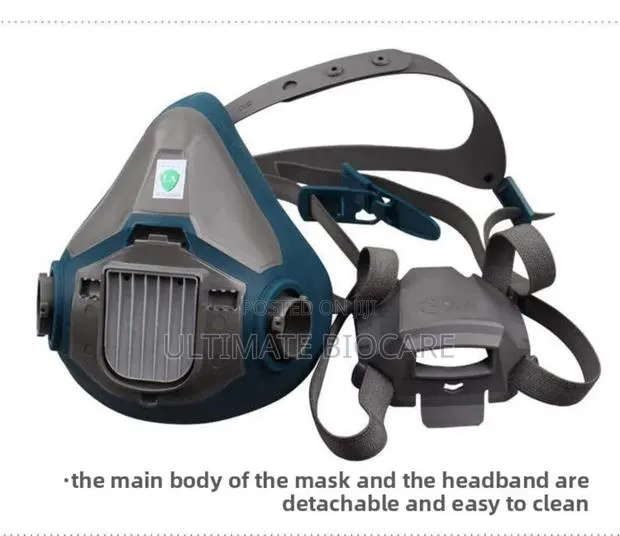 3M 6502QL Half Facepiece Respirator With ABEK1 Multi-Gas Filter · Photo 1