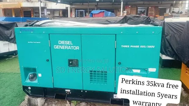Perkins 35kVA Diesel Generator – Ideal for Homes Offices · Photo 1
