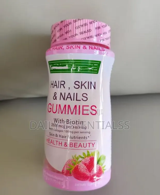 Hair, Skin Nails Vitamins Gummies – Nature Care Biotin Supplement · Photo 1
