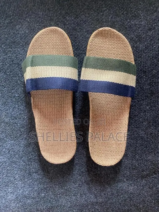 Unisex Cozy Linen Washable Open Toe Skid Proof Slippers · Photo 1