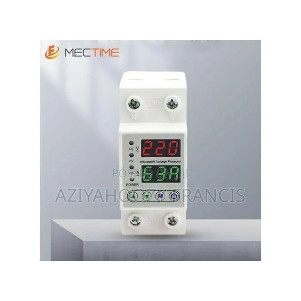 63A 220V Adjustable Over Under Voltage Protective Device Protector And