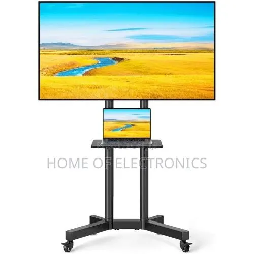 Easy to Move Mobile Trolley Tv Stand With Wheels(32-70 Inch)Tv · Photo 1