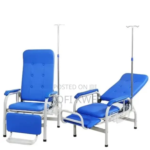 Medical Infusion Chair With an Iv Pole · Photo 1