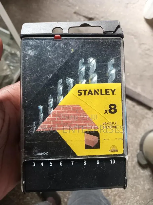 Stanley Drill Bits for Wood and Bricks 8 Pieces · Photo 1