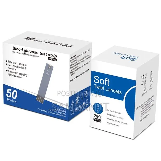 Blood Glucose Meter Test Kit (Strip + Lancets) · Photo 1