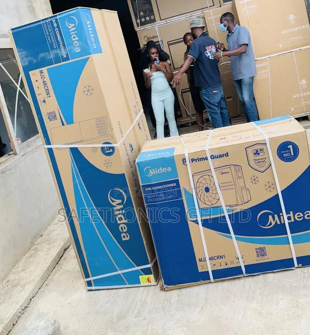 Grab Elegant Sleek Midea 5.0hp Floor Standing Air Condition Mj2-48crn1 · Photo 1
