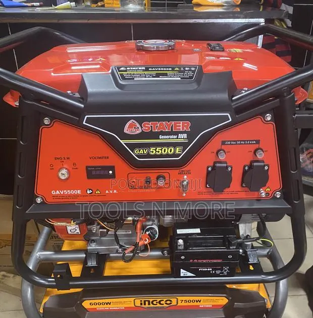 Stayer Gasoline Generator 5500w (European Quality) · Photo 1